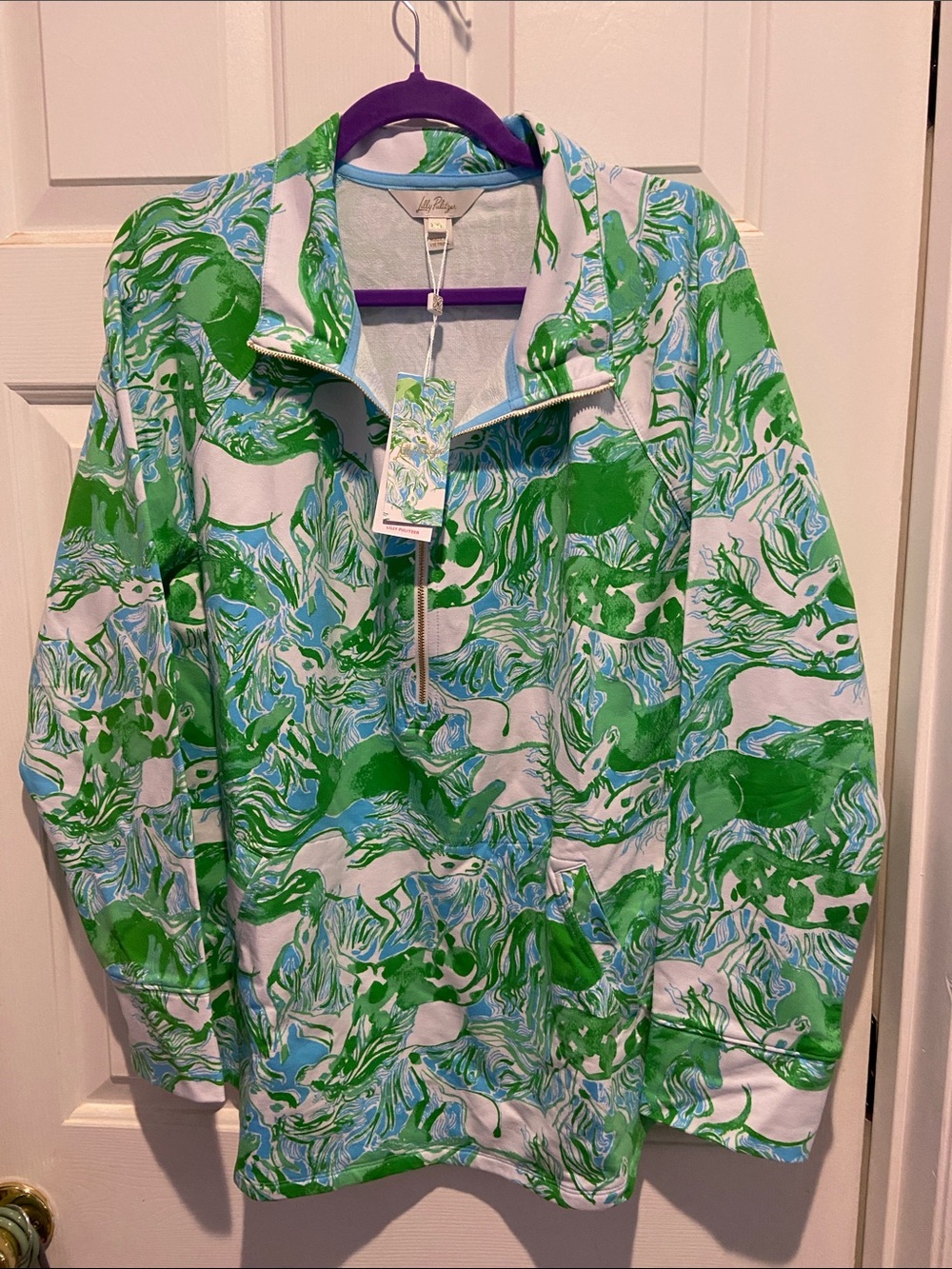 Lilly Pulitzer Skipper Popover XXL - Galloping Gals - NWT